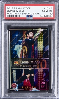 2019 Panini WCCF Footista - Special Star #25-R Lionel Messi - PSA GEM MT 10